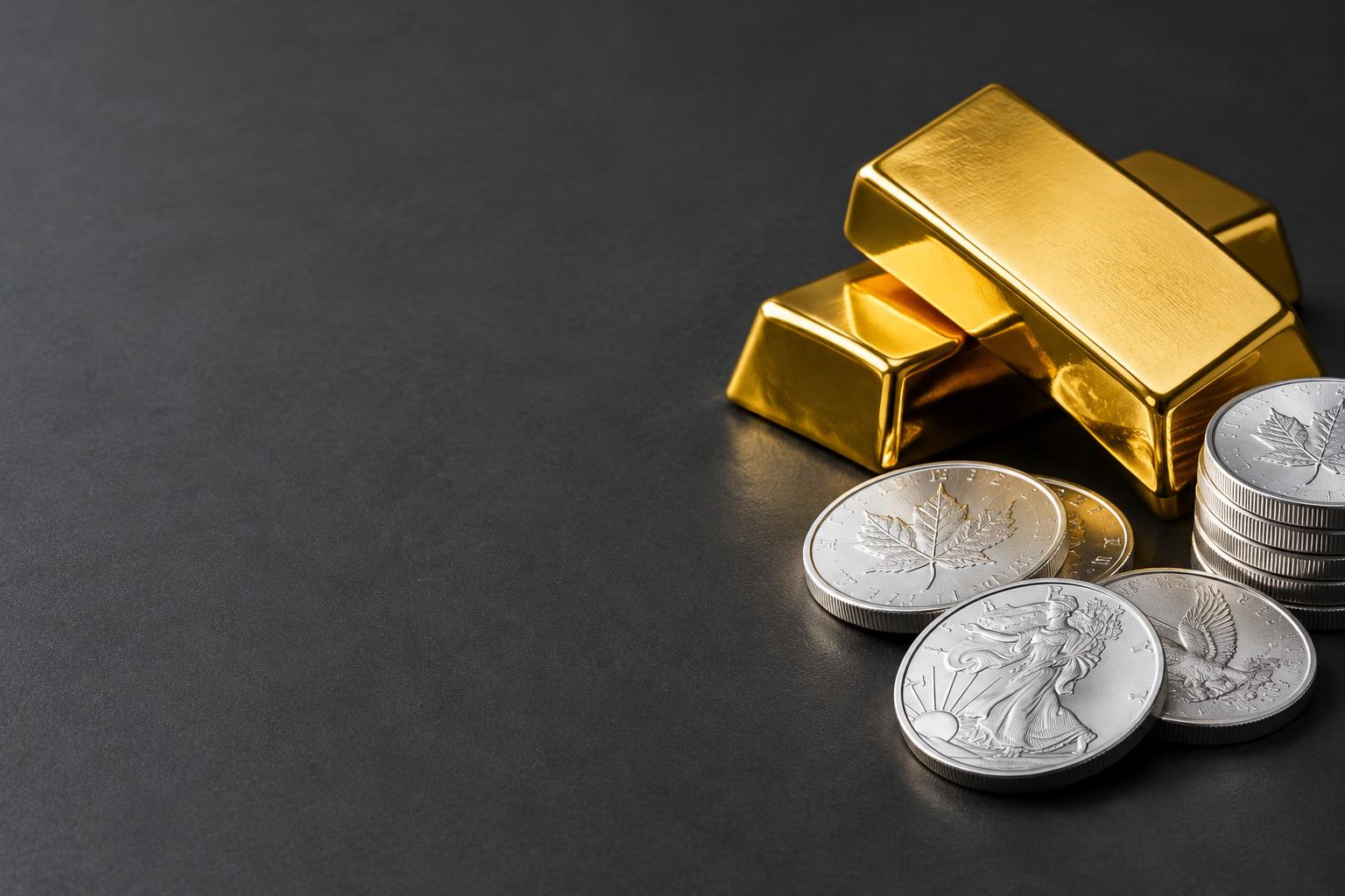 Precious metals adviser discussing gold and silver investment options with a client